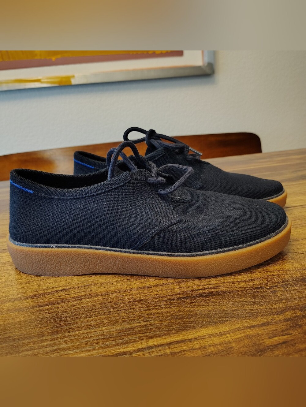 ROTHYS The Monty in Navy BLUE CASUAL DERBY OXFORD SHOES MENS SIZE 10.5